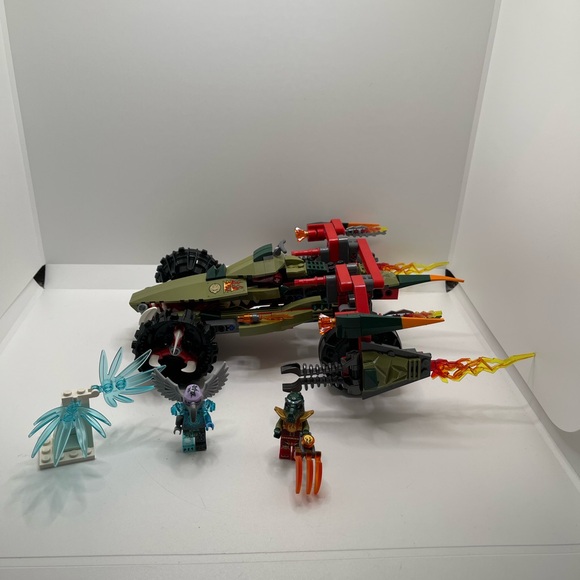 Lego Legends of Chima Cragger's Fire Striker 70135 Incomplete No Box/Manual - Picture 1 of 11
